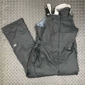 Arctix Mens Essential Insulated Snowpants Bib Overalls Black  Medium 32” Inseam